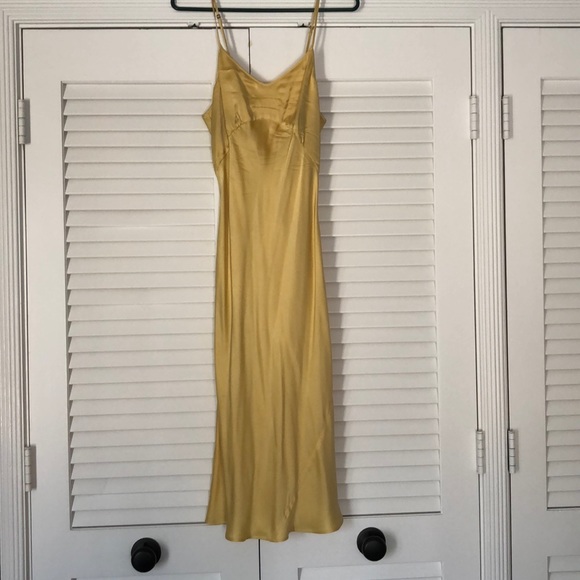SOLD!! Spell Boudoir Slip Dress in Marigold - Picture 3 of 7